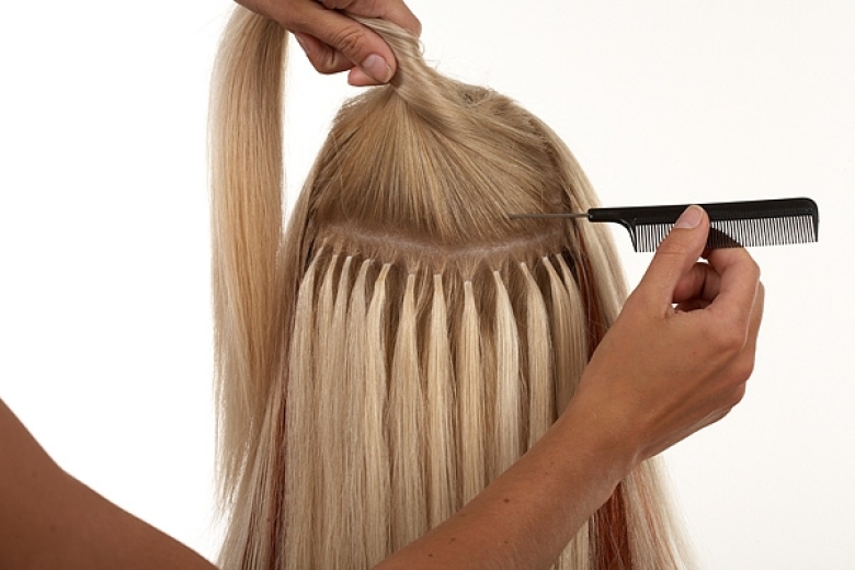 Горячее капсульное наращивание волос