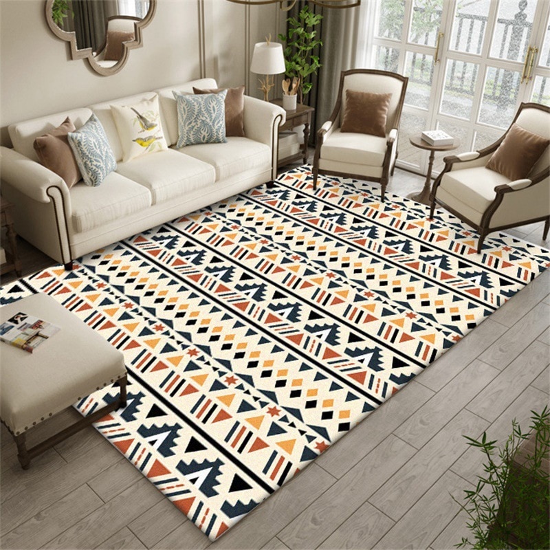 Кантри: стильные ковры в интерьере